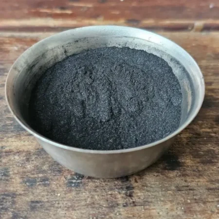 Activated charcoal powder used in Black Lavender Charcoal Soap