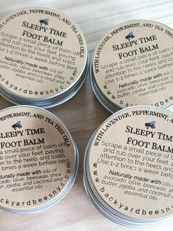 4 tins of Sleepy Time Foot Balm