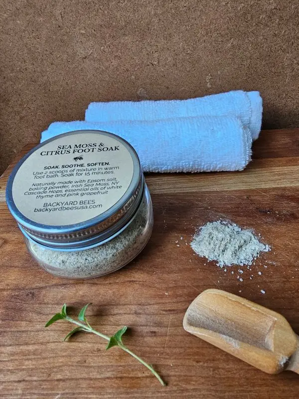 Sea Moss & Citrus Foot Soak for Tired Feet