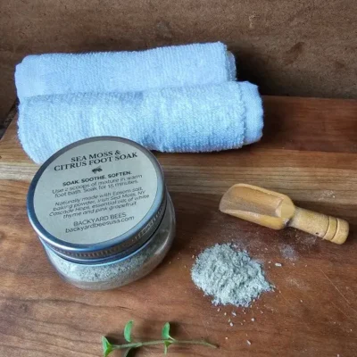Sea Moss & Citrus Foot Soak for Tired Feet