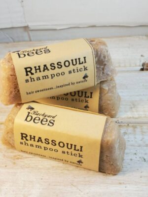 pile of Rhassouli solid shampoo bars