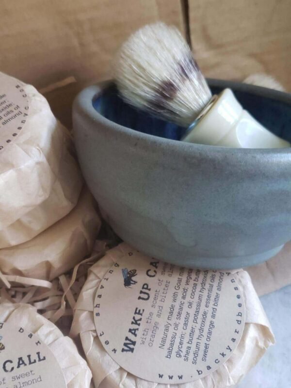 Shave Bowl Matte Sage Wet Shave Bowl - Handmade in USA