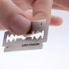 Shave Photos close-up single razor blade