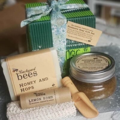 Southern Sexy body polish grouped with gift items