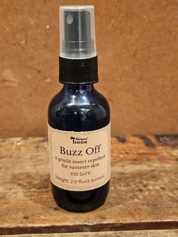 buzz off natural mosquito repellent by Backyard Bees