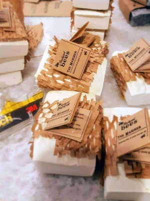 the mariner salt bars wrapped in ecofriendly coconut fiber