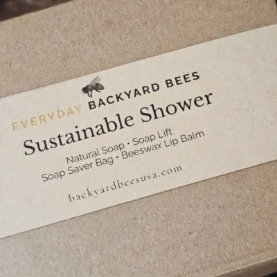 Sustainable Shower Box Sustainable Shower Set | Everyday Backyard Bees