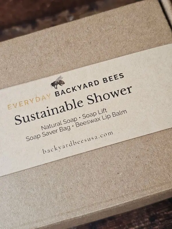 Sustainable Shower Box Sustainable Shower Set | Everyday Backyard Bees