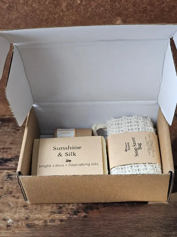 Sustainable Shower Open Box Sustainable Shower Set | Everyday Backyard Bees