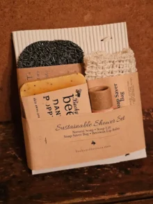 Sustainable Shower Set - great green gift ideas