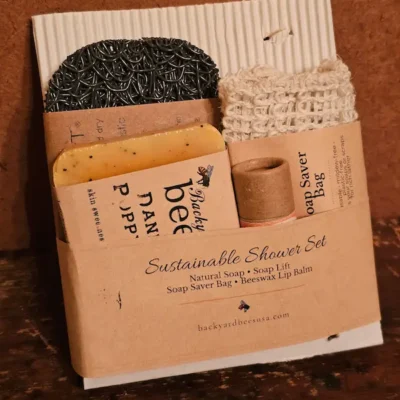 Sustainable Shower Set - great green gift ideas