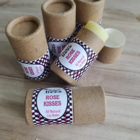 5 tubes of sustainably packaged peppermint lip balm