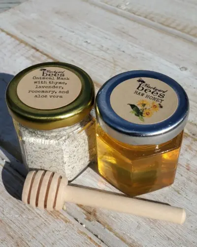 Herbal honey face mask set