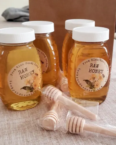 Raw, unprocessed honey