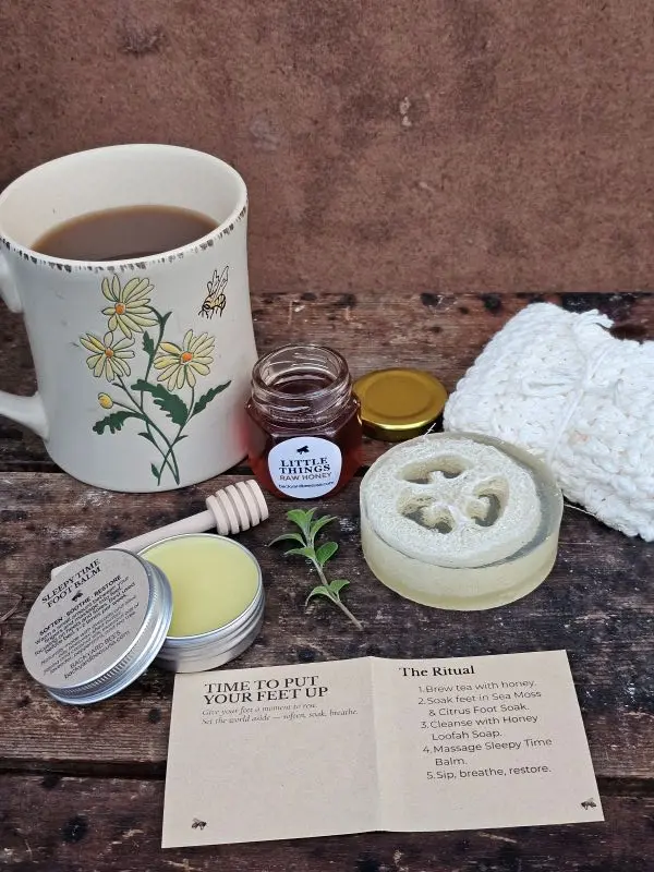 bee barefoot everyday ritual setup