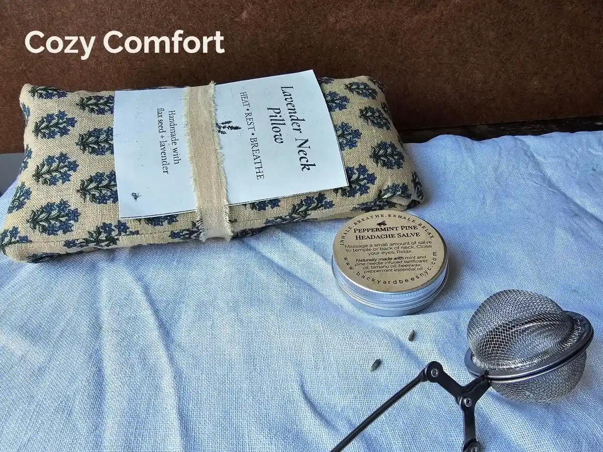 cozy comfort gift items by Backyard Bees