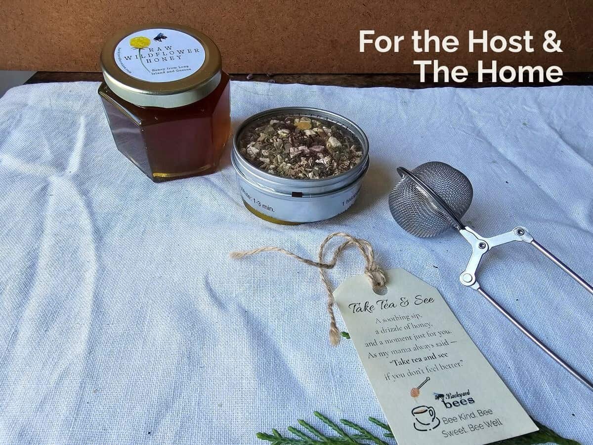 Little gifts for the host/hostess and home by Backyard Bees