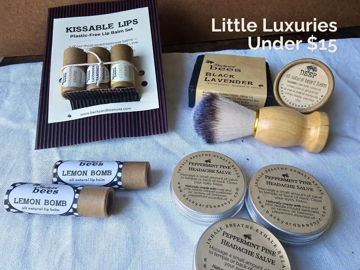 Little luxuries and stocking stuffers by Backyard Bees