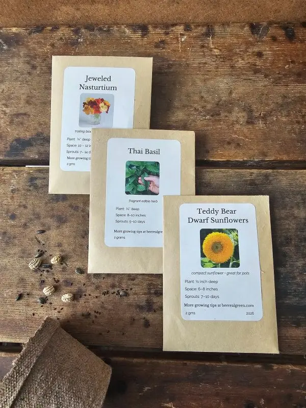 The Grow With Me Project Trio of seeds