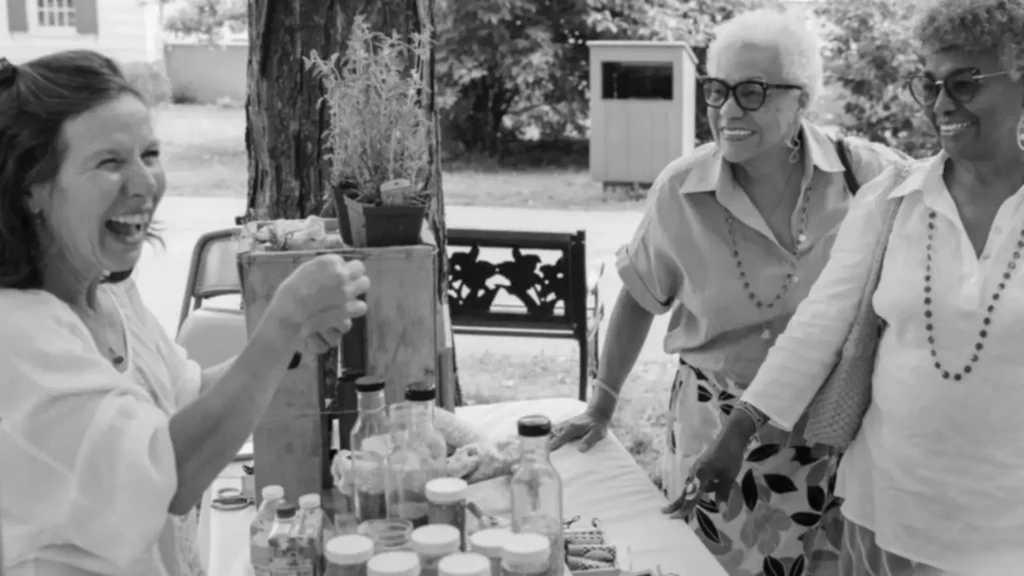 conversations with the Queen Bee at Backyard Bees markets