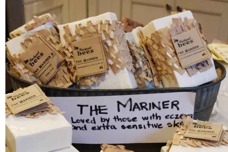 Hand made soaps: The Mariner Salt Bar filling a bucket