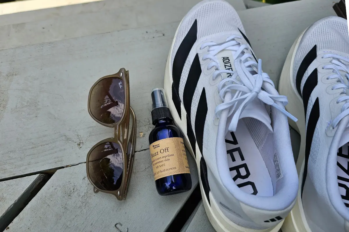 Sunglasses, sneakers and Backyard Bees Buzz Off for NYS Parks Summer Run series.