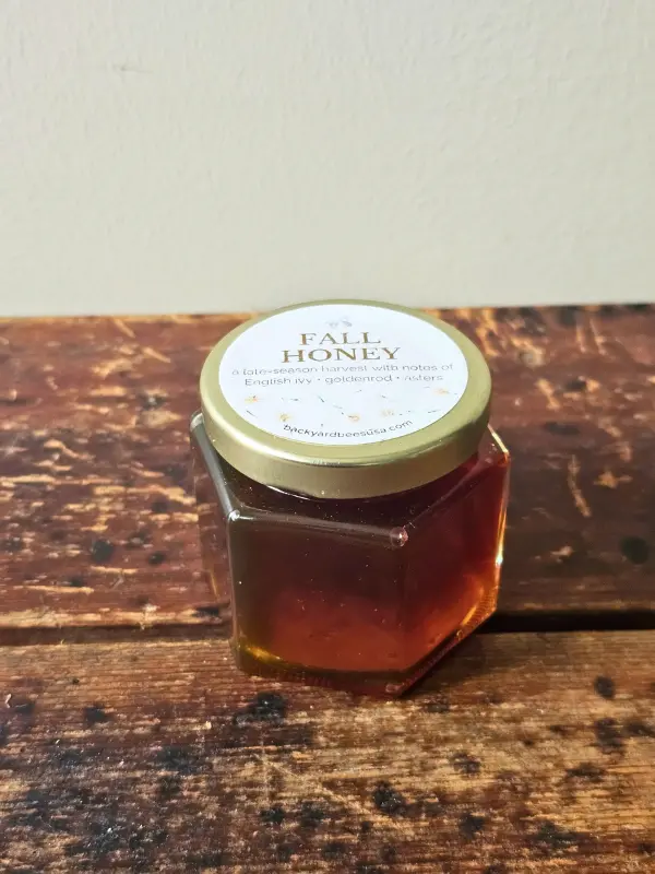 Glen Head local honey from Backyard Bees in 7 ounce jar