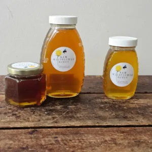 Roslyn local raw honey fall and summer jars