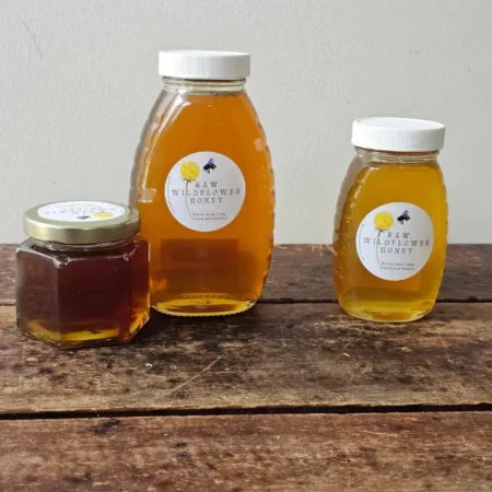 Roslyn local raw honey fall and summer jars
